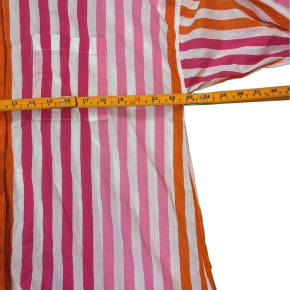 Beach Riot Oversized Cotton Alexa Top in Sunset Stripes Size L/XL - Picture 9 of 11